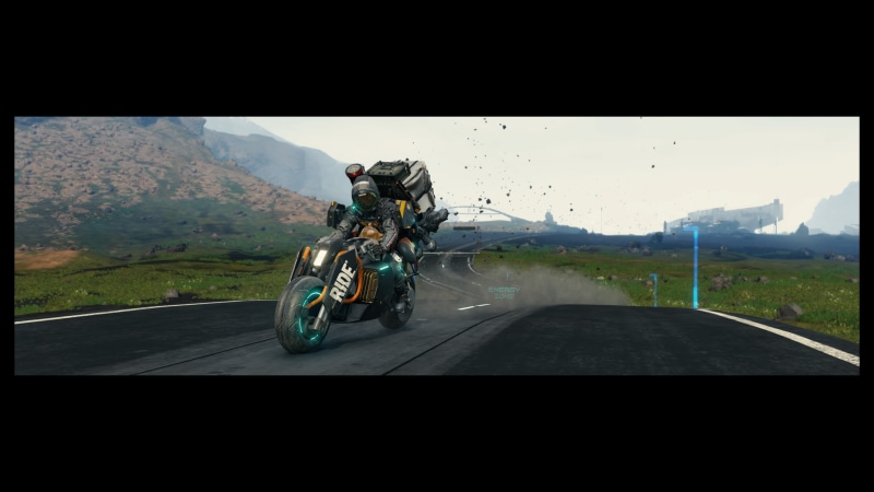motobike, 4K, PlayStation 4, weapon, video games, Norman Reedus, Death Stranding
