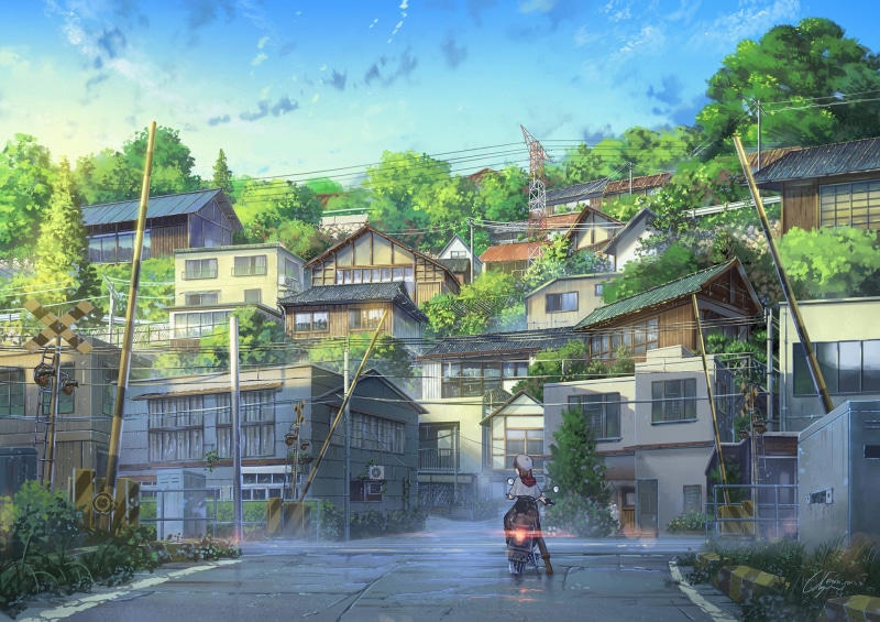 Japan, motobike, 1080P