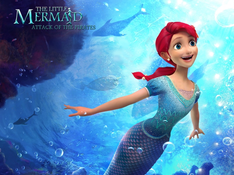 Little, 2K, Cartoon, Mermaid, Pirates, Movie, Attack, 2015