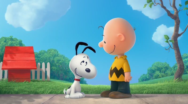 blue, representation, 4K, Others, day, child, grass, tree, balloon, toy, childhood, peanuts, one person, nature, Cartoons, standing, cute, sky, cloud - sky