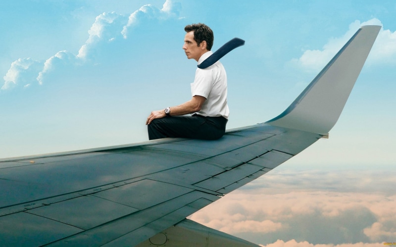 young adult, day, nature, lifestyles, daytime, Ben Stiller, digital composite, The Secret Life of Walter Mitty, 1080P, wing, man, real people, casual clothing