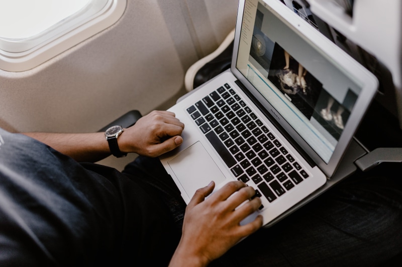 hand, entrepreneur, connection, keyboard, watch, man, typing, computer keyboard, businessman, work, macbook, men, wireless technology, using laptop, high angle view