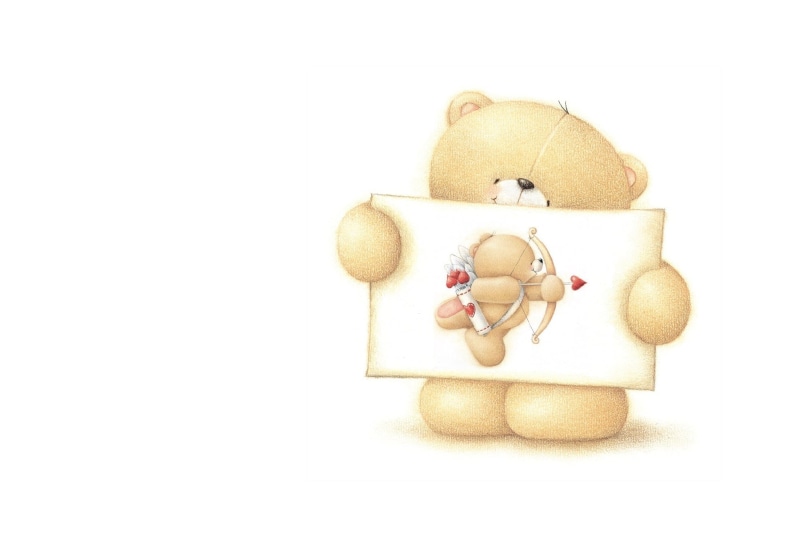 Cupid, copy space, holding, food, still life, Forever Friends Deckchair bear, citrus fruit, christmas, brown, Valentine, 1080P, healthy eating, holiday