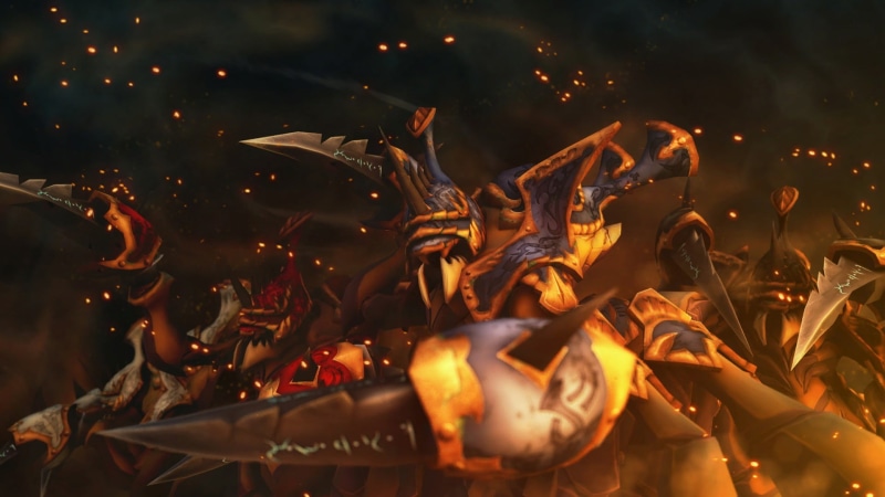 group of people, glowing, burning, fire - natural phenomenon, real people, 1080P, motion, Dota 2, orange color, selective focus, performance, event, character