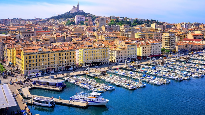 francia, europa, puerto, ciudad, 1080P, marseille