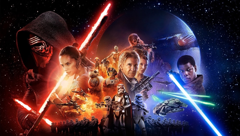 R2-D2, C-3PO, stormtrooper, Millennium Falcon, Kylo Ren, TIE Fighter, X-wing, Captain Phasma, BB-8, Han Solo, 1080P, Chewbacca, Sith, lightsaber, Luke Skywalker