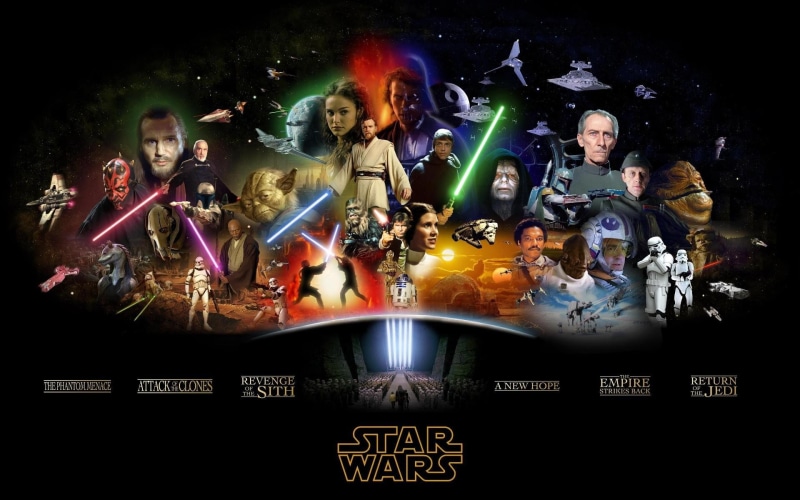 solo, portman, chewbacca, 1080P, vader, carrie, lightsabers, fisher, samuel, han, natalie, mcgregor, wars, stormtroopers, darth, maul, ewan, luke, star
