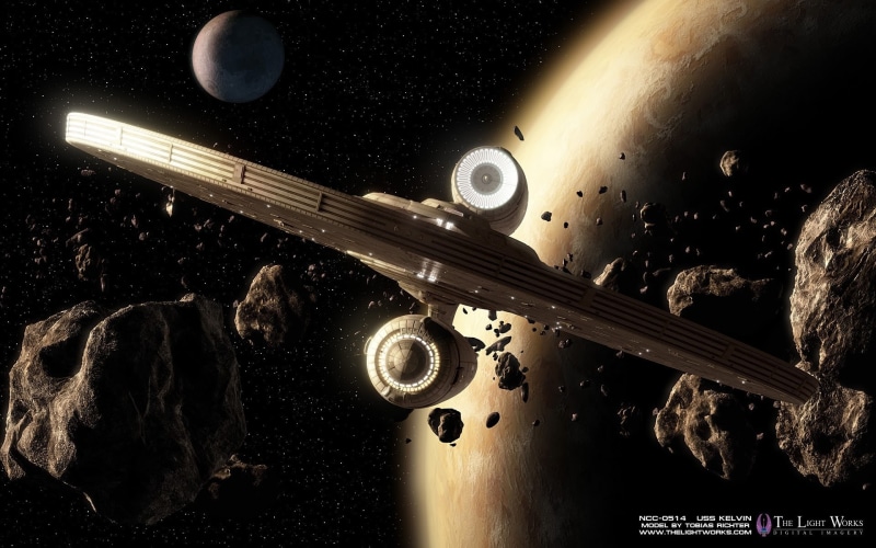 star, view, bow, movies, sci-fi, entertainment, sci, fi, u, trek, Star Trek, hd, 1080P, tv series, kelvin, s, art