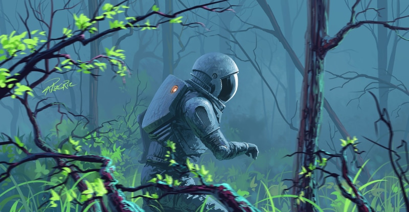 hd, astronaut, 1080P, artist, digital art, deviantart, artwork, scifi