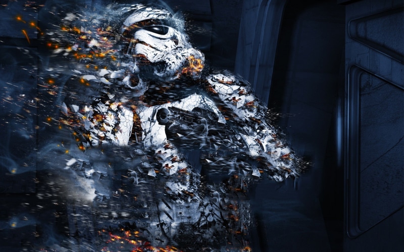 representation, building, Disintegration, celebration, low angle view, Star Wars, building exterior, cold temperature, no people, art and craft, illuminated