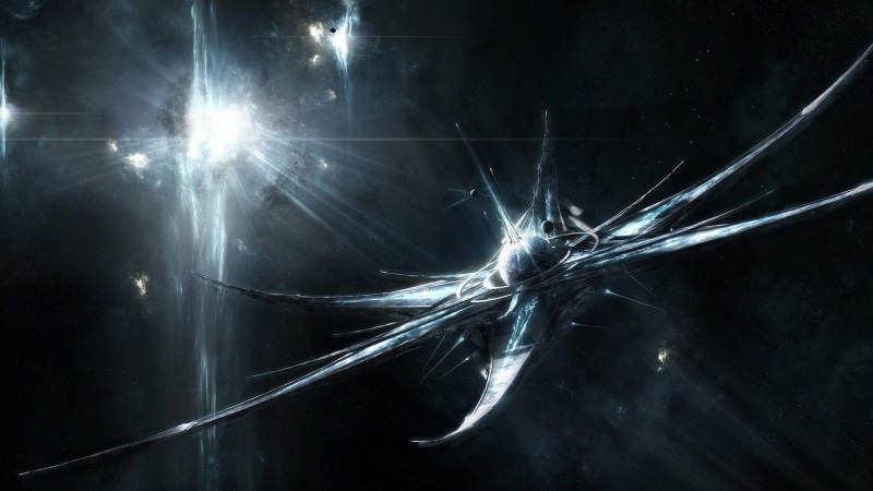 smoke - physical structure, light - natural phenomenon, night, no people, spacecraft, planet - space, emotion, 1080P, motion, black color, space station