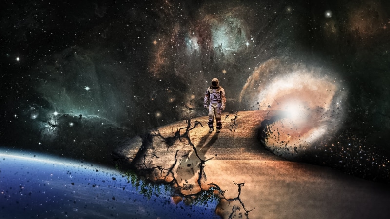 Interstellar (movie), road, Earth, wormholes, space, space art, time, 1080P