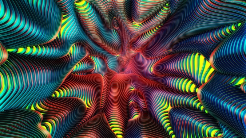 HD, 2K, abstract, Wormhole, spiral