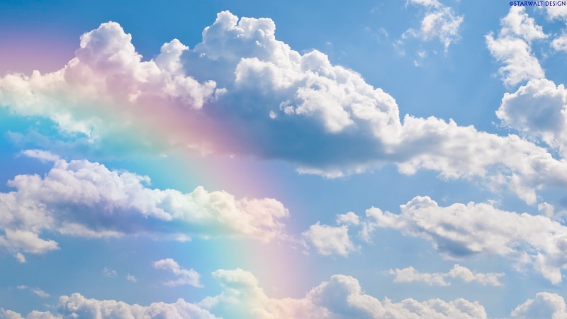 blue, heaven, bright, clouds, clear Sky, softness, sky, tranquil scene, white color, light - Natural Phenomenon, weather, space, 1080P, the sky, climate