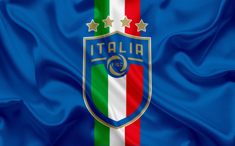 Italy National Football Team, Italy, Soccer, 4K, Emblem, Logo