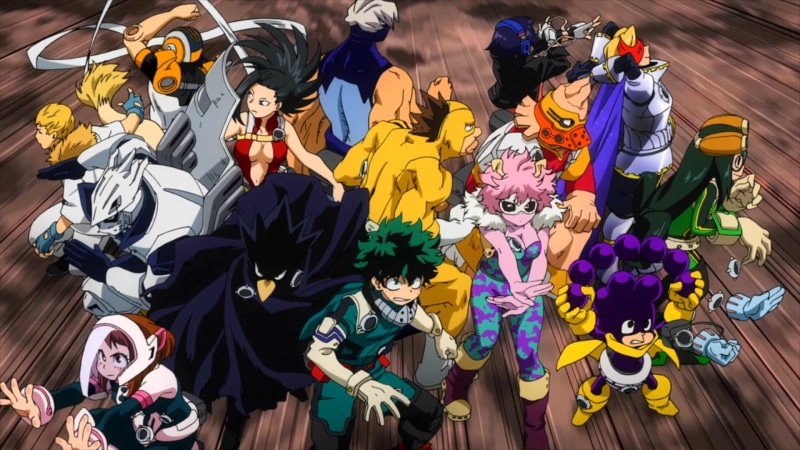 Yuga Aoyama, My Hero Academia, Kyoka Jiro, Minoru Mineta, 1080P, Toru Hagakure, Fumikage Tokoyami, Hanta Sero, Koji Koda, Mashirao Ojiro, Mezo Shoji, Momo Yaoyorozu