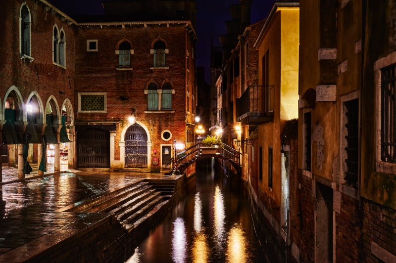 europe, no people, nature, dark, view, arch, italy, light, dusk, urban, evening, Venetian, historic, travel, 4K, landmark, water, gondola, tourist attraction