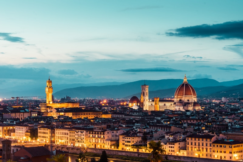 europe, traveling, crowd, italy, tuscany, del, dome, religion, old city, night, building exterior, tourism, residential district, spire, florence, palazzo