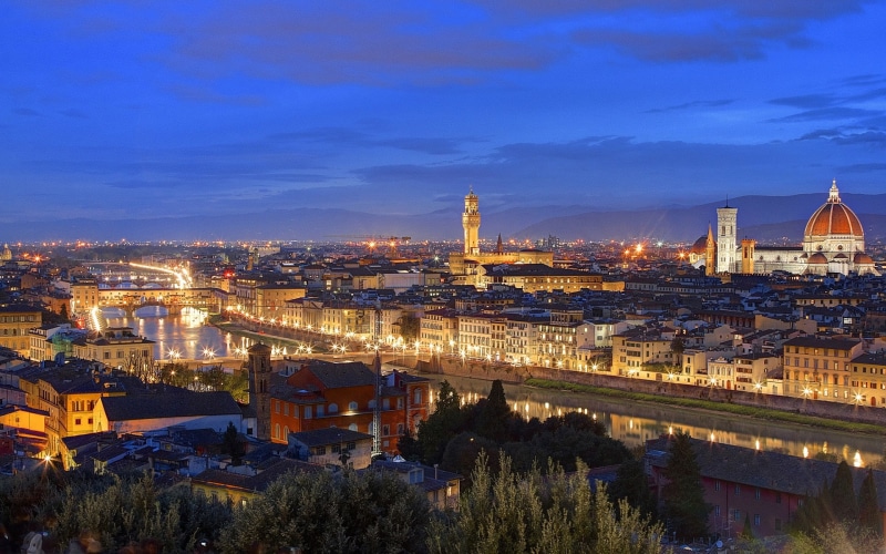 1080P, Dusk, Italy, House, Evening, Night, Florence, Lights, Tuscany