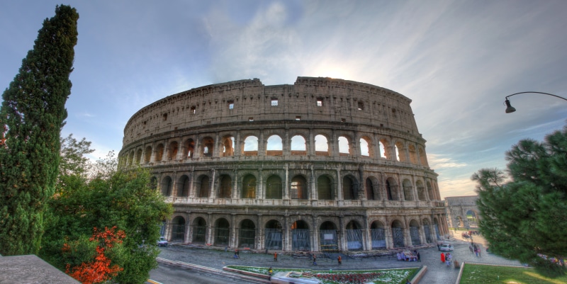 vacation, travel, arch, roman Forum, archaeology, rome - Italy, clouds, nature, built structure, ancient Rome, colosseum, ancient, famous, building exterior