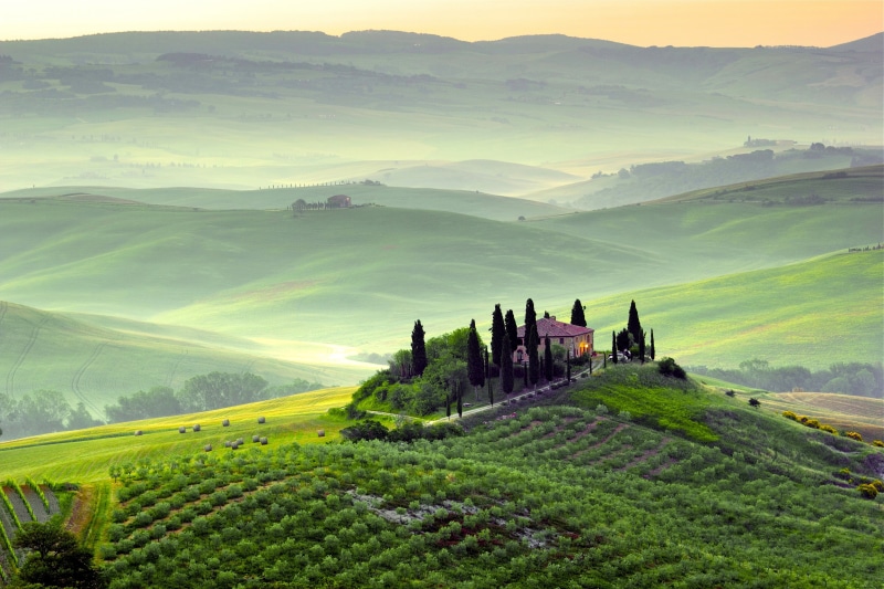 4K, 4K, Landscape, Tuscany, Italy