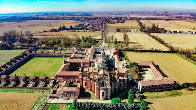 italy, lombardy, architecture, field, history, plant, environment, 4K, archaeology, ancient civilization, building exterior, gothic, religion, nature