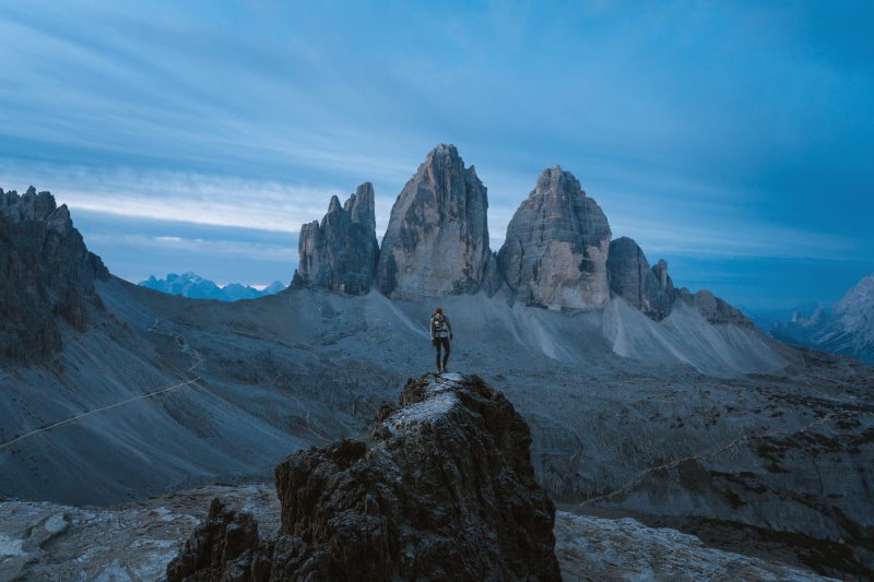 mountain, traveler, mountain peak, sky, travel, one person, standing, climbing, cloud, blue, person, len, leisure activity, photography, looking at view