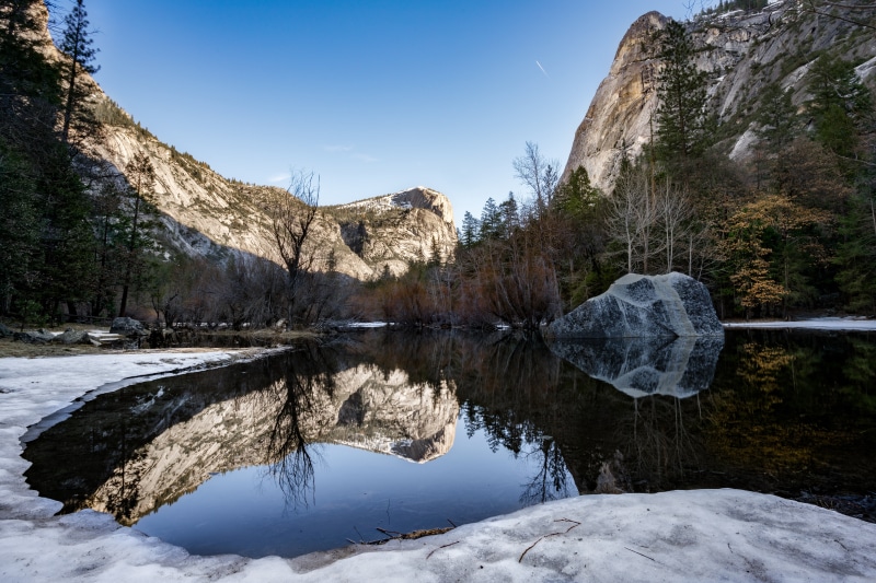Sony A7RII, ILCE-7RM2, california, half  dome, forest, high  dynamic  range, body of water, mountains, ice  lake, water, river, west coast, trees, clouds