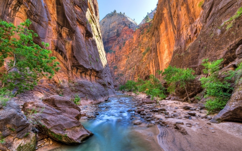 1080P, park, landscape, national, view, zion canyon, zion, zion park