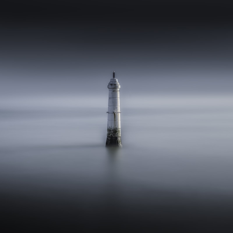 Shaldon, concrete, campbell, tower, jones, photography, water, andi, Lighthouse, 2K, com, surrounded, white