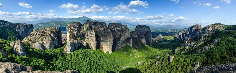 Italy, photography, gray, forest, rock, mountains, 4K, panorama, landscape, panoramic