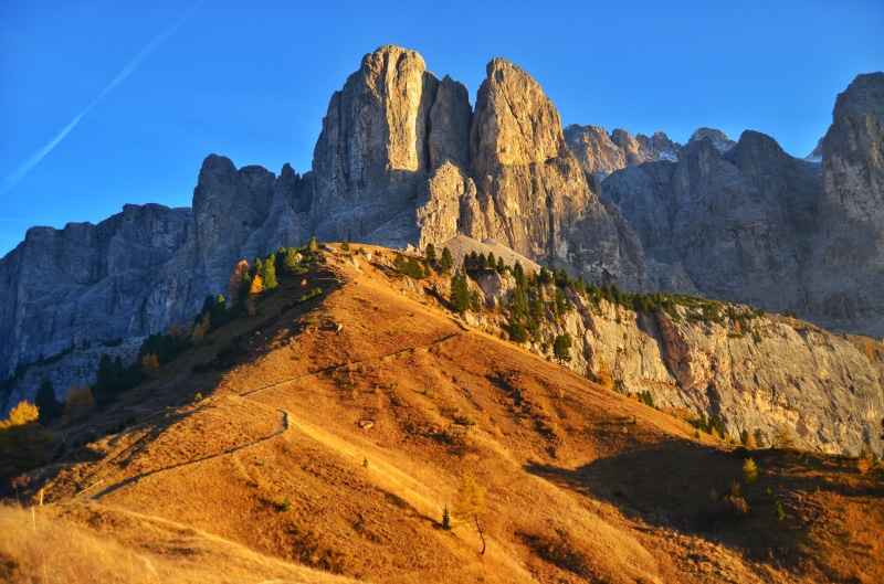 4K, blue, geology, rock formation, land, sky, dolomiti, travel, nature, non-urban scene, outdoors, no people, scenics - nature, travel destinations, tranquility