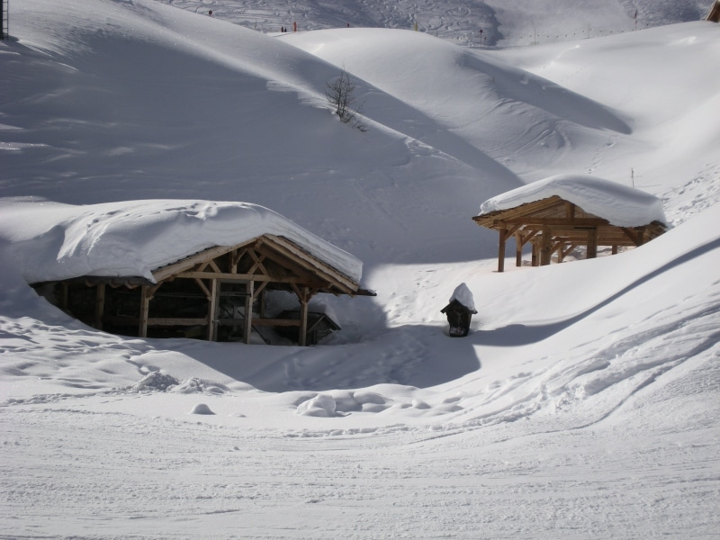 covering, 2K, building exterior, white color, scenics - nature, built structure, dolomiti, house, land, environment, cold, nature, day, wooden, landscape