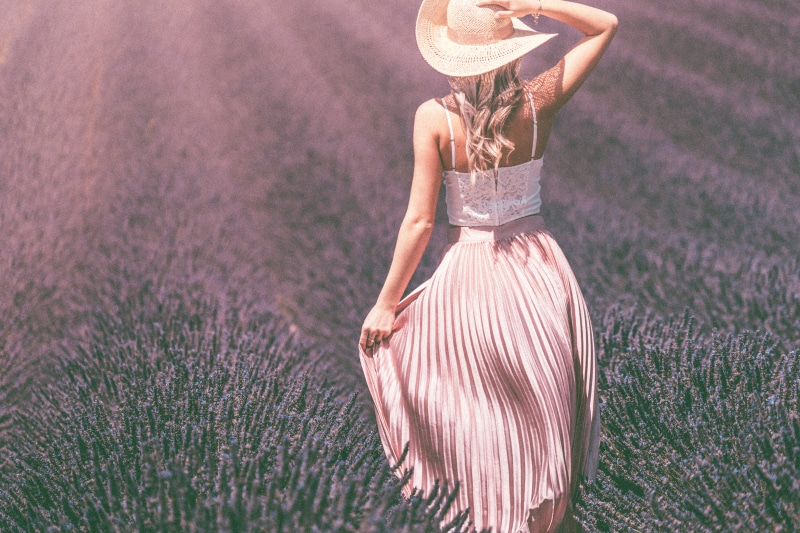 young women, room for text, growth, one person, young adult, people, blonde, dress, landscape, field, top, young, beautiful, farm, gardens, 4K, clothing