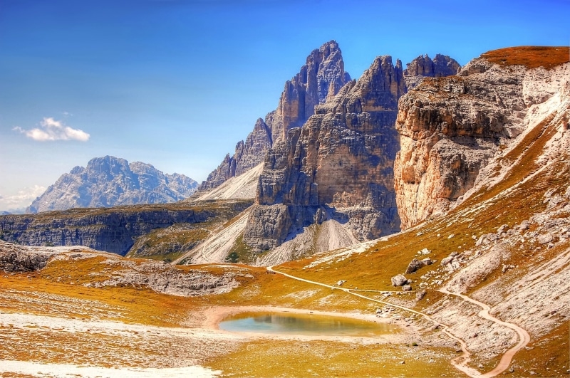 sun, rock - object, travel destinations, travel, alpine panorama, rocky, landscape, unesco world heritage, bergtour, tranquility, rock, solid, summer, scenics - nature