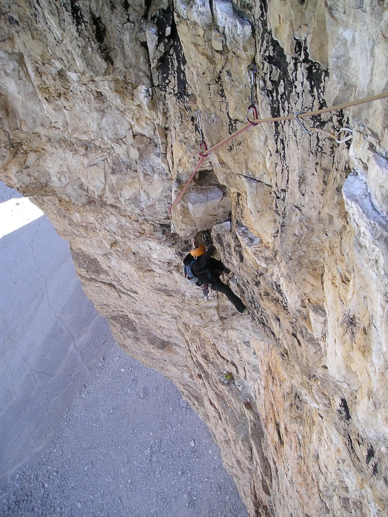 dolomites, hasse, north side, rock - Object, increased to, leisure activity, outdoors, overhang, steep, rock formation, bergsport, climb, day, mountains