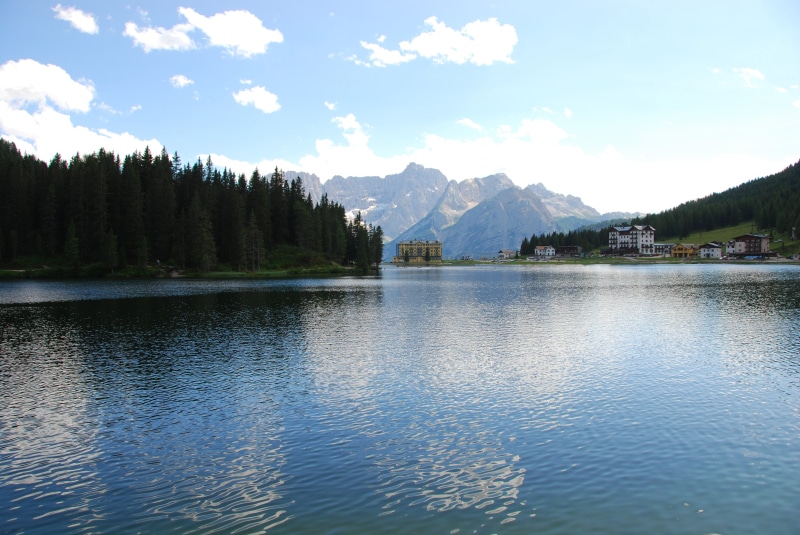 scenics - nature, reflections, mirror, lake, cloud - sky, day, beauty in nature, misurina, idyllic, Sky, scenics, sky water, mountain, non-urban scene