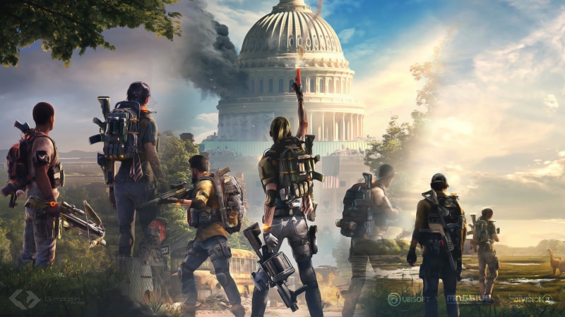 2K, Tom Clancys The Division 2, video games, Tom Clancys The Division, Video Game Art