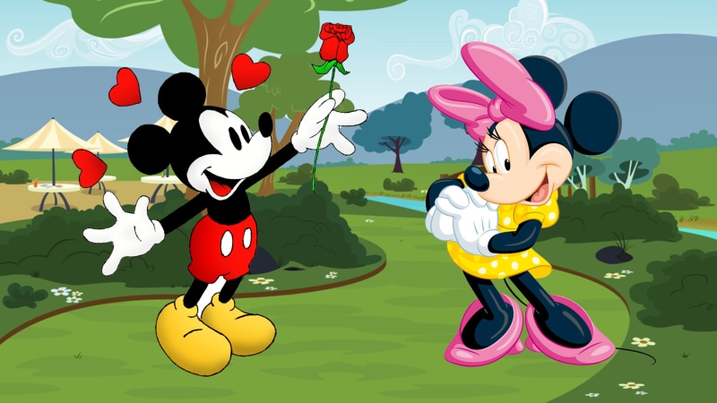 rose, hd, people, standing, leisure activity, couple, two people, love, creativity, representation, child, nature, mouse, outdoors, 4K, real people, women