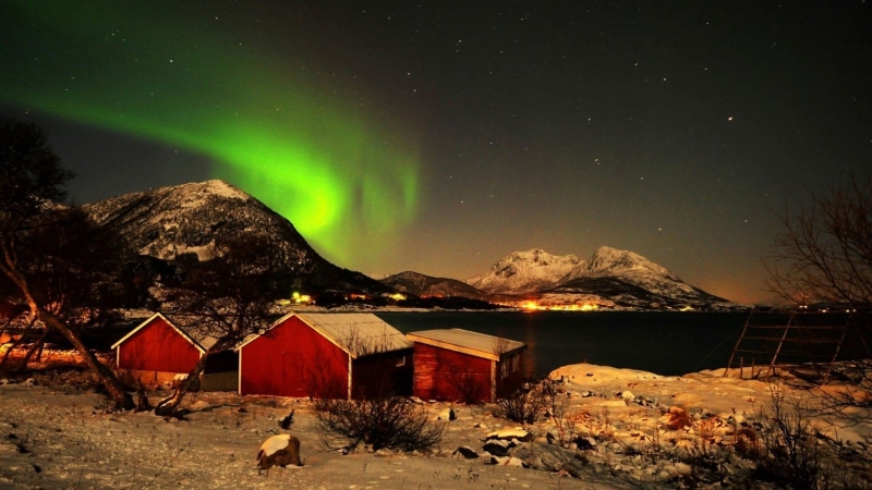 1080P, aurora-boreal-artico-naturaleza-paisajes