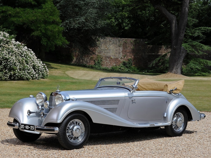 1080P, 1937, 540k, benz, retro, cabriolet, mercedes, luxury