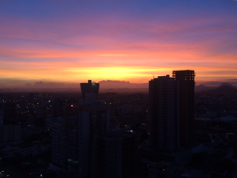 nuances, city, sky, illuminated, cityscape, cloud - sky, por do sol, office building exterior, architecture, skyscraper, brasil, landscape, built structure
