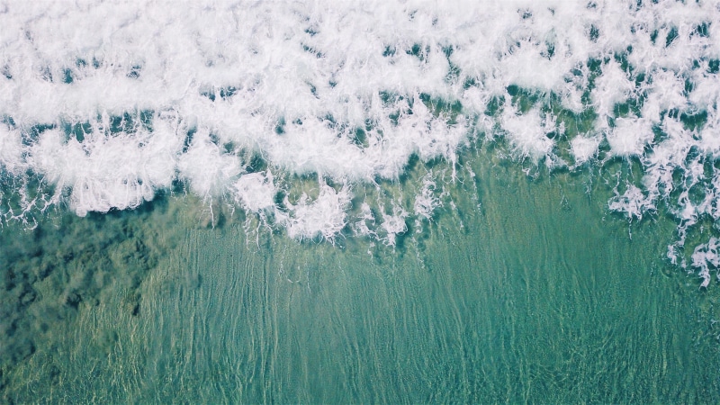 outdoors, daytime, water, canada, high angle view, ocean, green color, wafe, flat earth, waves, motion, wave, beauty in nature, scenics - nature, dji mavic pro