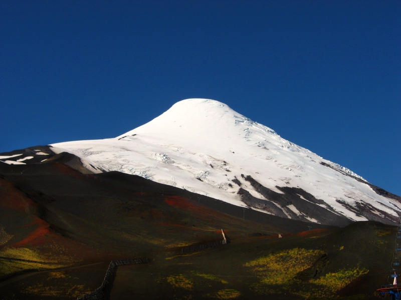 blue, volcán osorno, mountain peak, mountain range, sky, montaña, no people, cold temperature, land, landscape, scenics - nature, travel destinations, mountain