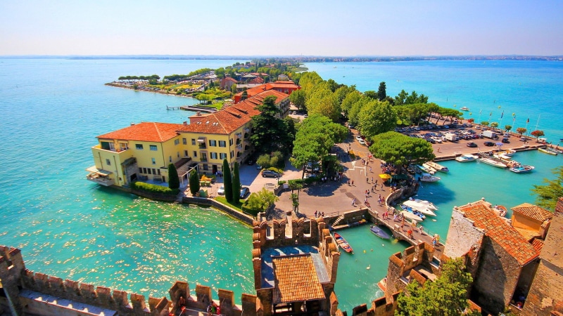 1920x1080, lake, Beach, italy, 1080P, garda