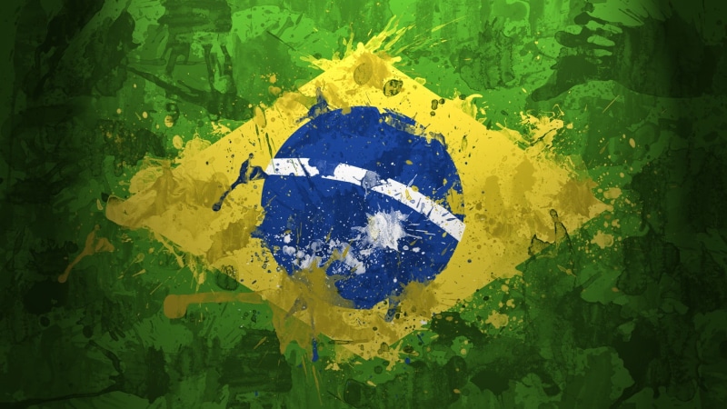 yellow, backgrounds, paint, communication, blue, Brazil, hd, green color, creativity, wall - building feature, Brasil, nature, 1080P, road