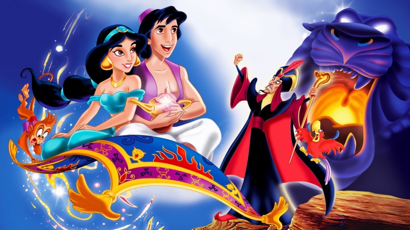 parrot, 1080P, screen, desktop, jasmine, full, lago, jafa, wizard, princess, hd, aladdin