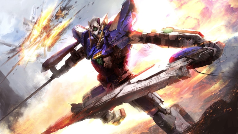 Exia, 1080P, exit, Mobile Suit Gundam 00, anime