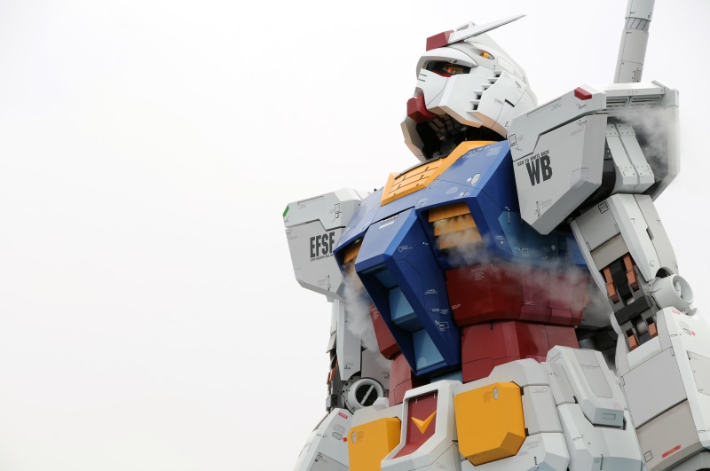 nature, Mobile Suit Gundam, snow, technology, clear sky, transportation, sky, protection, mode of transportation, anime, day, communication, cold temperature