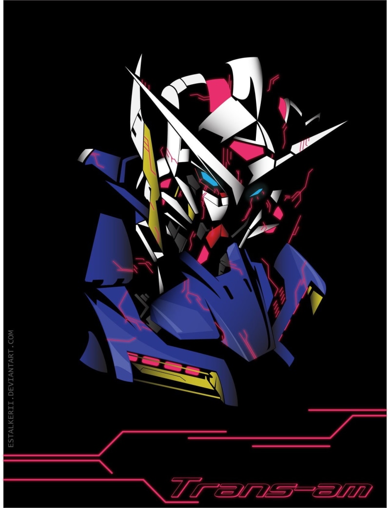 720P, close-up, night, large group of objects, still life, studio shot, shiny, black background, art and craft, red, illuminated, reflection, Mobile Suit Gundam 00